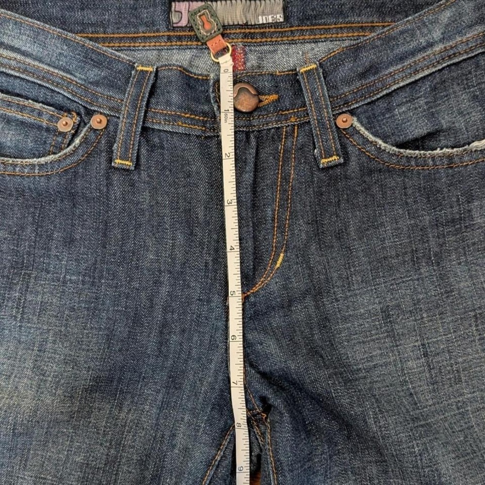 Vintage Joes Jeans Womens Y2K Bootcut Dark Wash Denim Blue W25 Made in USA 2000s - Picture 7 of 9